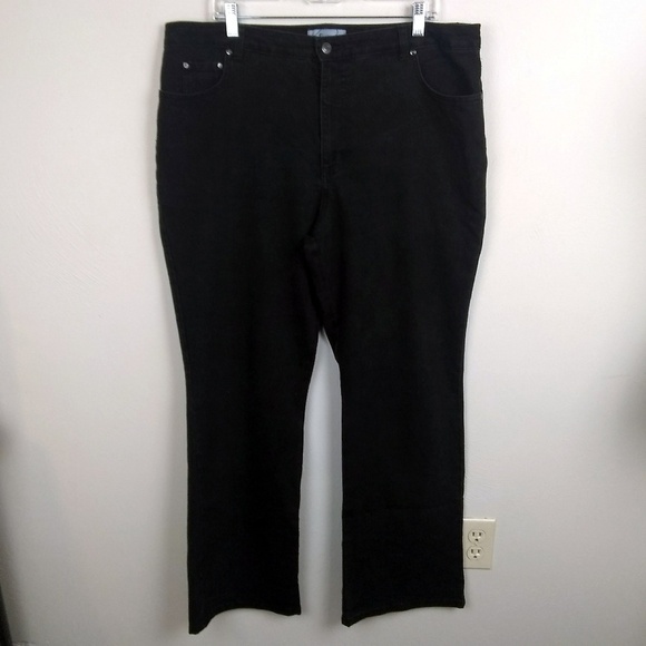 Kim Rogers Black Jeans | sz 18 - Picture 1 of 4